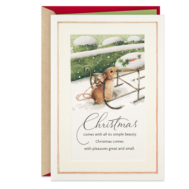 hallmark Marjolein Bastin Surrounded in Love Christmas Card