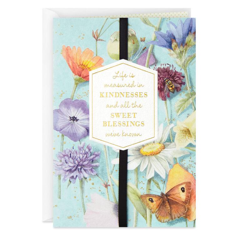hallmark Marjolein Bastin Sweet Blessings Birthday Card