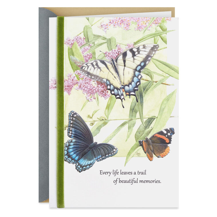 hallmark Marjolein Bastin Take Comfort in Memories Sympathy Card