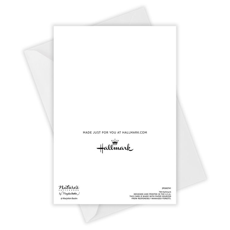 Hallmark Marjolein Bastin Their Memory Will Bloom Forever Custom Sympathy Card