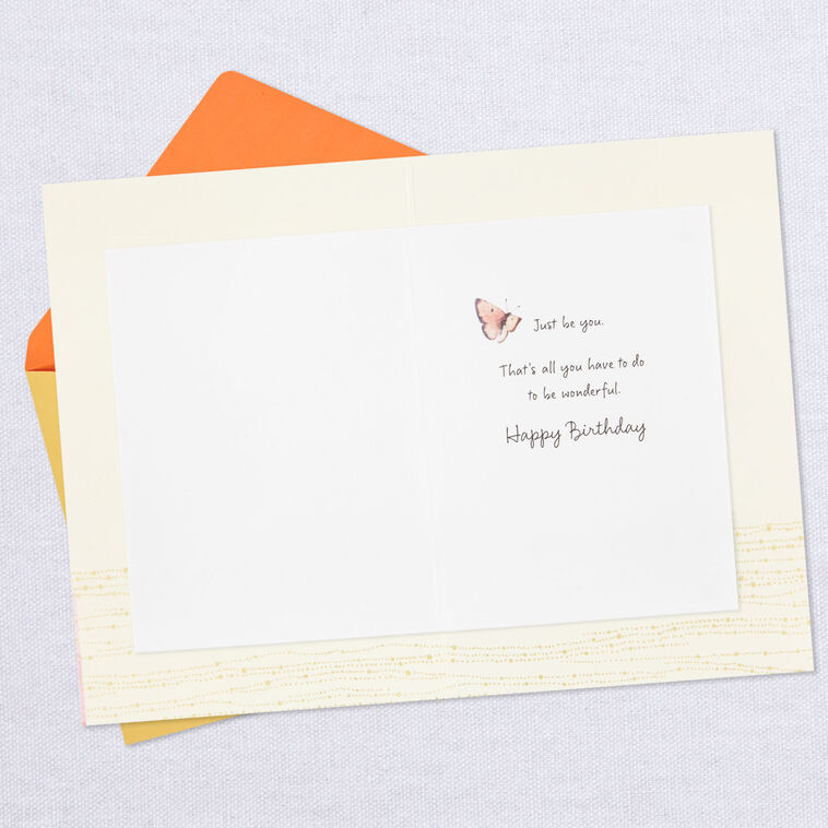Hallmark Marjolein Bastin Wildflowers Just Be You Birthday Card