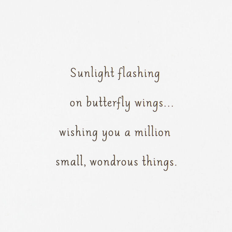 Hallmark Marjolein Bastin Wish For Wondrous Things Birthday Card