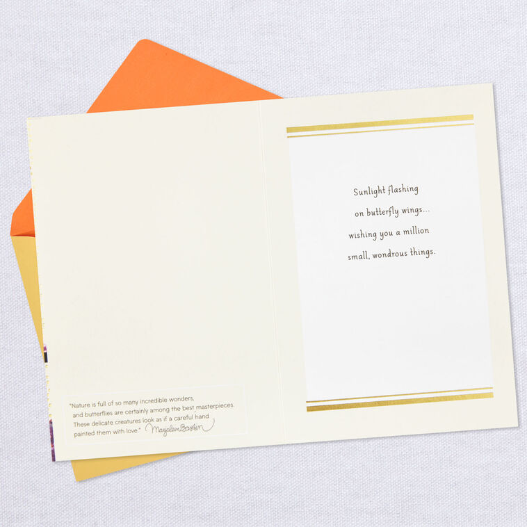 Hallmark Marjolein Bastin Wish For Wondrous Things Birthday Card