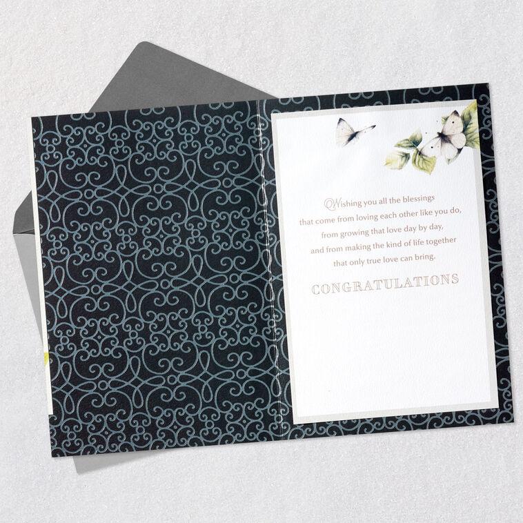 Hallmark Marjolein Bastin Wishing You All The Blessings Wedding Card