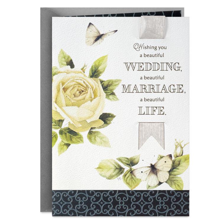hallmark Marjolein Bastin Wishing You All the Blessings Wedding Card