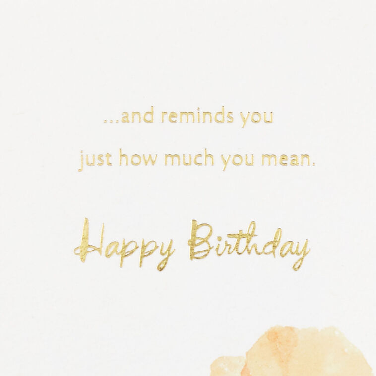 Hallmark Marjolein Bastin Wishing You Happiness That Blooms Birthday Card
