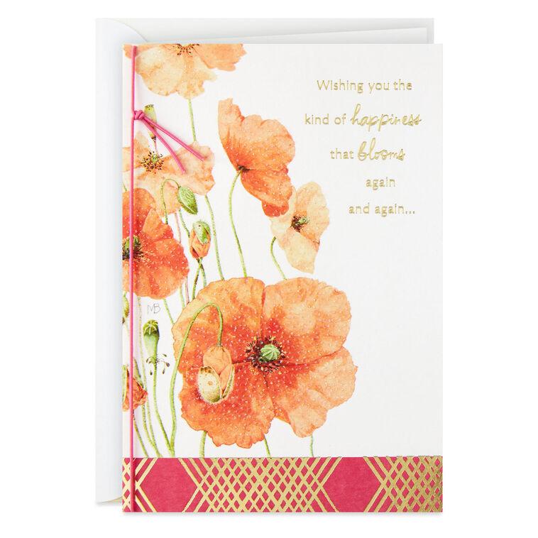 hallmark Marjolein Bastin Wishing You Happiness That Blooms Birthday Card