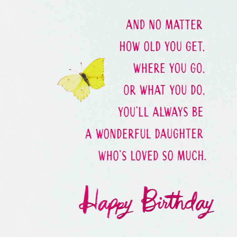 Hallmark Marjolein Bastin You Are Loved Birthday Card For Daughter