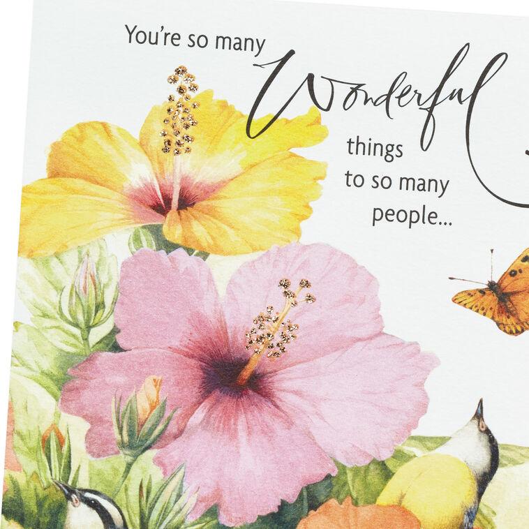 Hallmark Marjolein Bastin You Are Wonderful Birthday Card