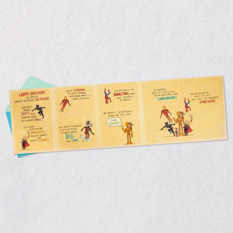Hallmark Marvel Avengers One Of Earth's Greatest Nephews Birthday Card