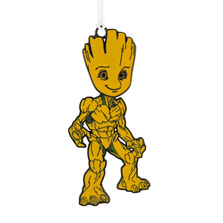 hallmark Marvel Groot Moving Metal Hallmark Ornament
