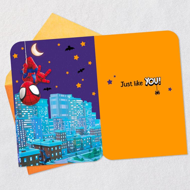 Hallmark Marvel Spider-Man All Kinds Of Amazing Halloween Card For Grandson