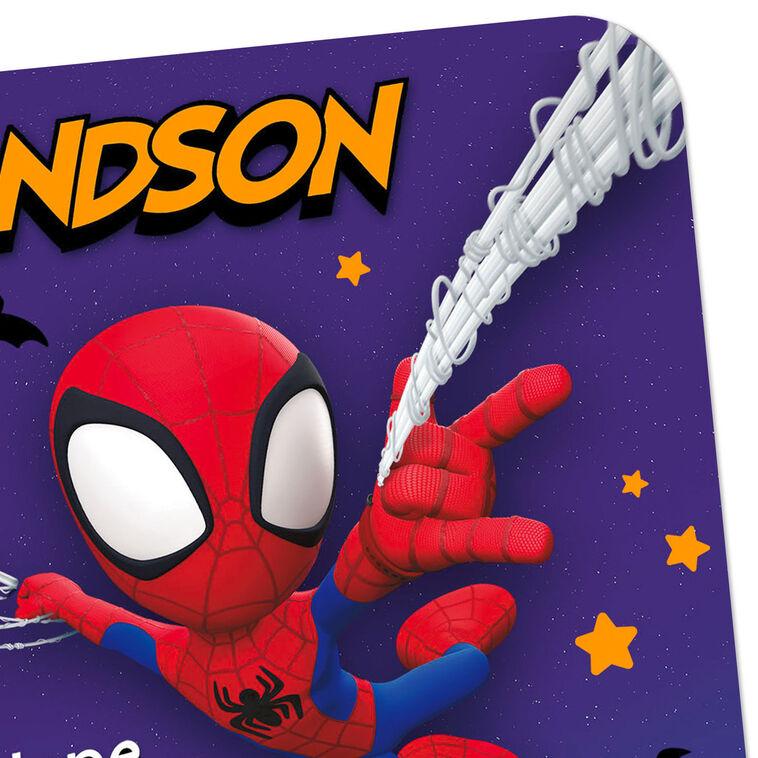Hallmark Marvel Spider-Man All Kinds Of Amazing Halloween Card For Grandson