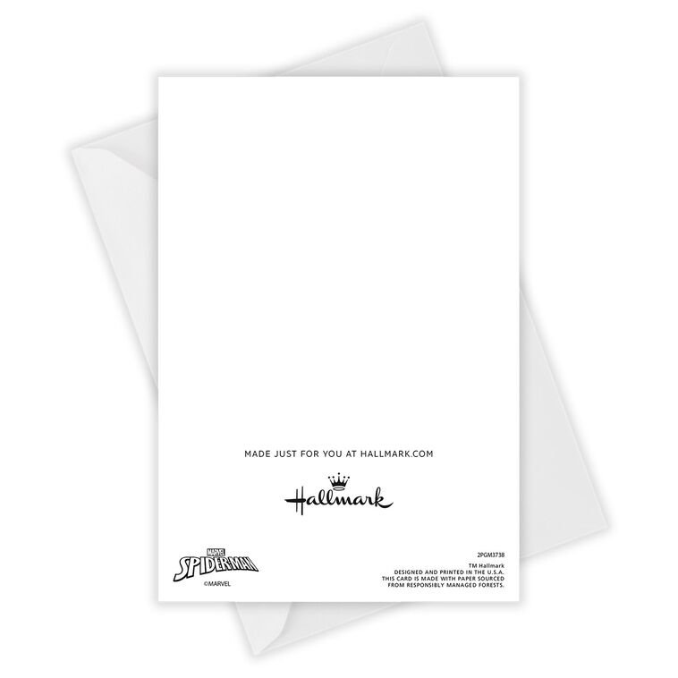 Hallmark Marvel Spider-Man Hope It's Epic Custom Birthday Card