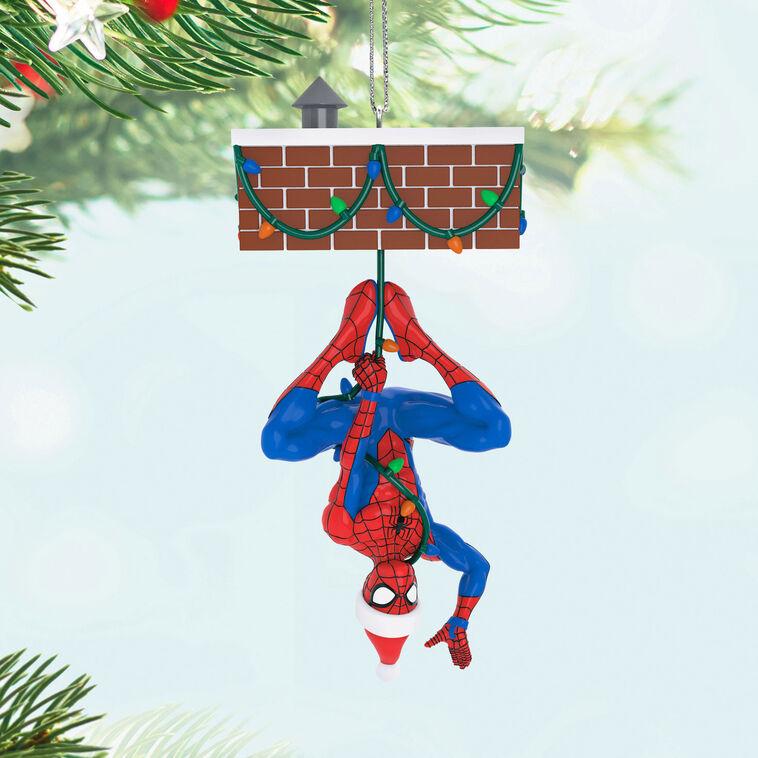 Hallmark Marvel Spider-Man Peekbuster Ornament With Motion-Activated Sound