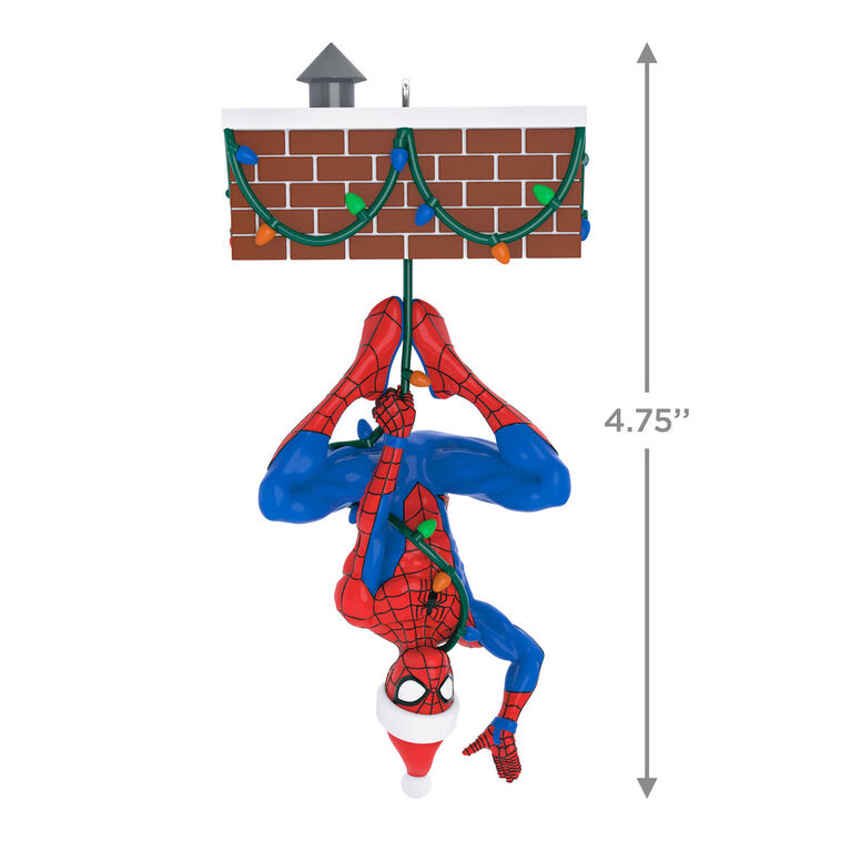 Hallmark Marvel Spider-Man Peekbuster Ornament With Motion-Activated Sound