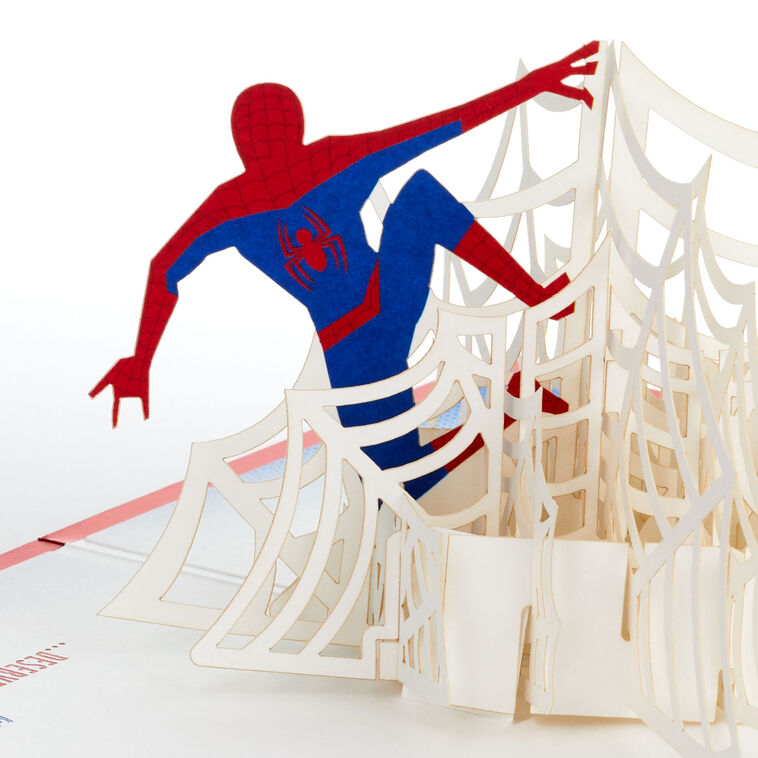 Hallmark Marvel Spider-Man You Deserve An Amazing Day 3D Pop-Up Card