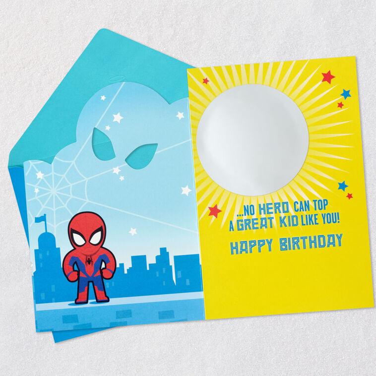 Hallmark Marvel Spider-Man You're A Great Kid Birthday Card
