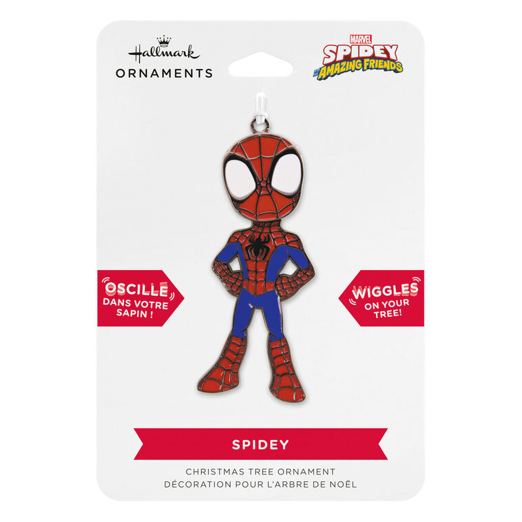 Hallmark Marvel Spidey And His Amazing Friends Spidey Moving Metal Hallmark Ornament