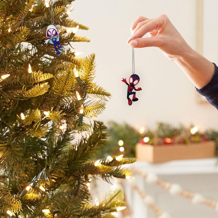 Hallmark Marvel Spidey And His Amazing Friends Spin And Ghost-Spider Ornaments Set Of 2