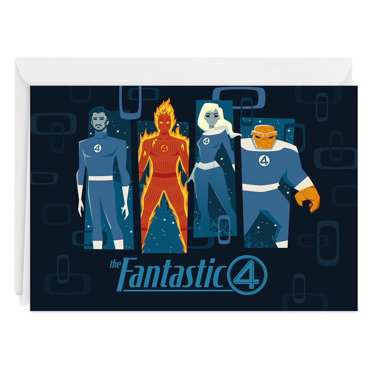 hallmark Marvel Studios The Fantastic Four: First Steps Custom Birthday Card