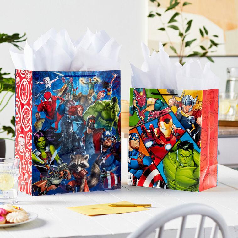 Hallmark Marvel Super Heroes 2-Pack Assorted Large And XL Gift Bags
