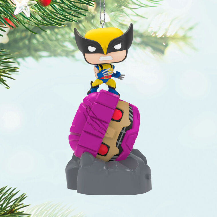 Hallmark Marvel X-Men Wolverine Defeats Sentinel Funko POP ® Ornament With Light