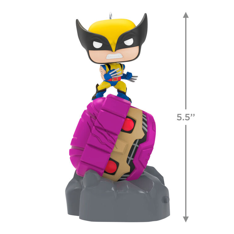 Hallmark Marvel X-Men Wolverine Defeats Sentinel Funko POP ® Ornament With Light