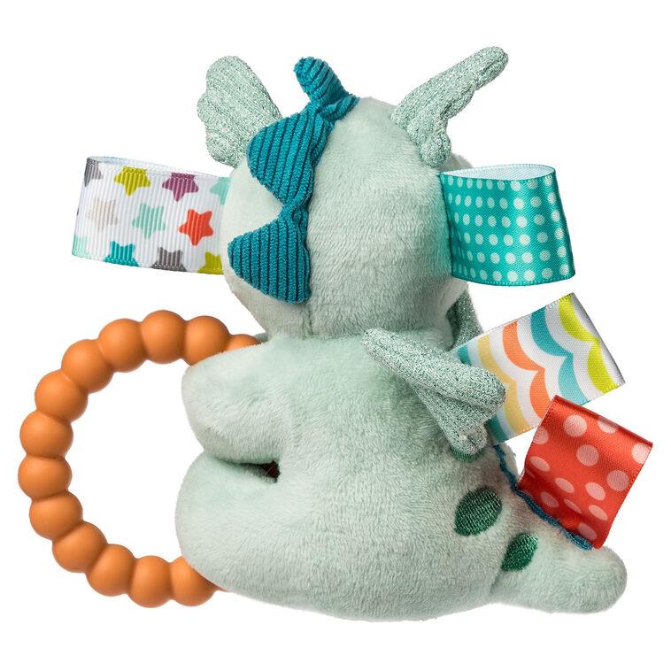 Hallmark Mary Meyer Taggies Drax Dragon Plush Toy With Teether And Rattle
