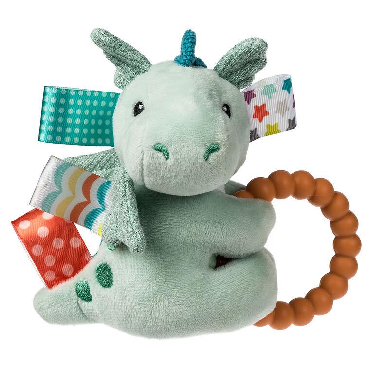 hallmark Mary Meyer Taggies Drax Dragon Plush Toy With Teether and Rattle