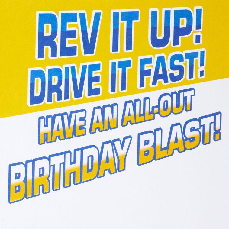 Hallmark Mattel Hot Wheels™ Rev It Up Birthday Card With Stickers