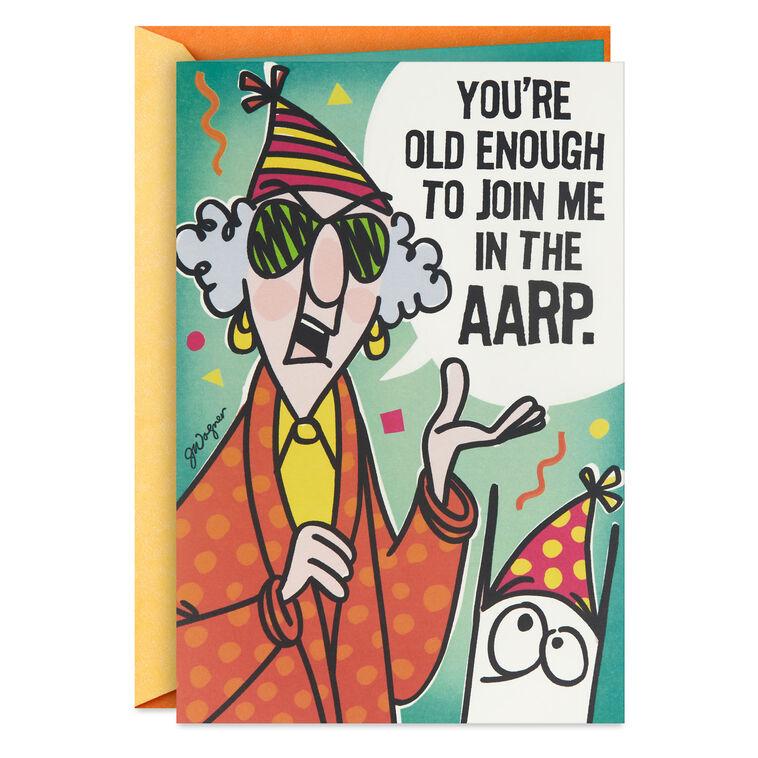 hallmark Maxine™ It's A.A.R.P. Time Funny Pop-Up Birthday Card