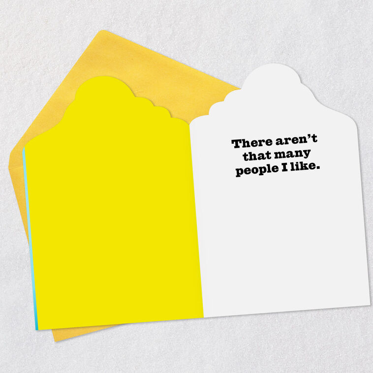 Hallmark Maxine™ Not Many People I Like Funny Get Well Card