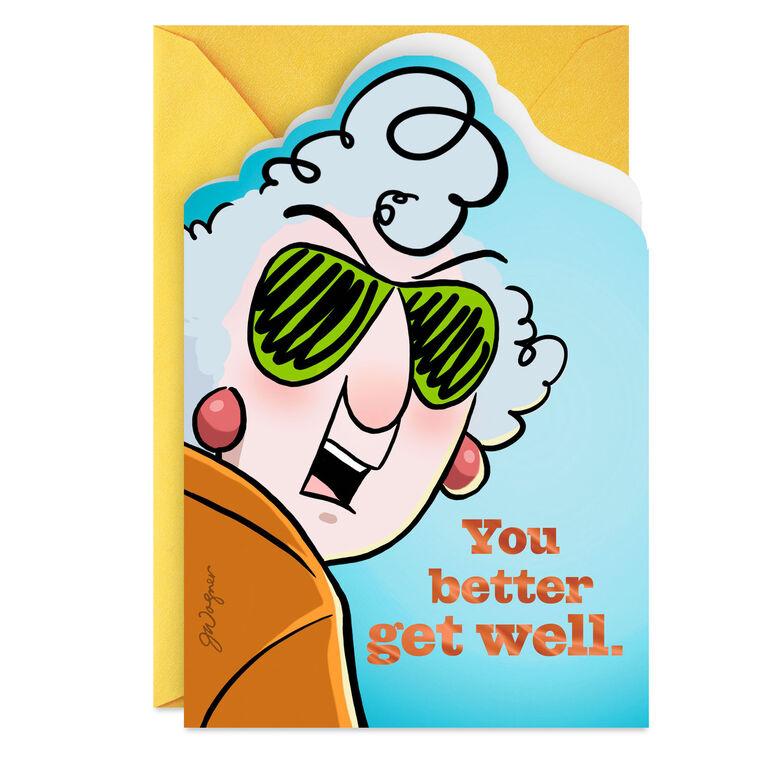 hallmark Maxine™ Not Many People I Like Funny Get Well Card