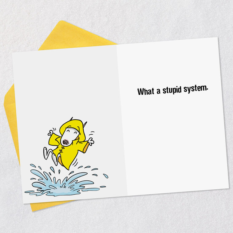 Hallmark Maxine™ What A Stupid System Funny Encouragement Card
