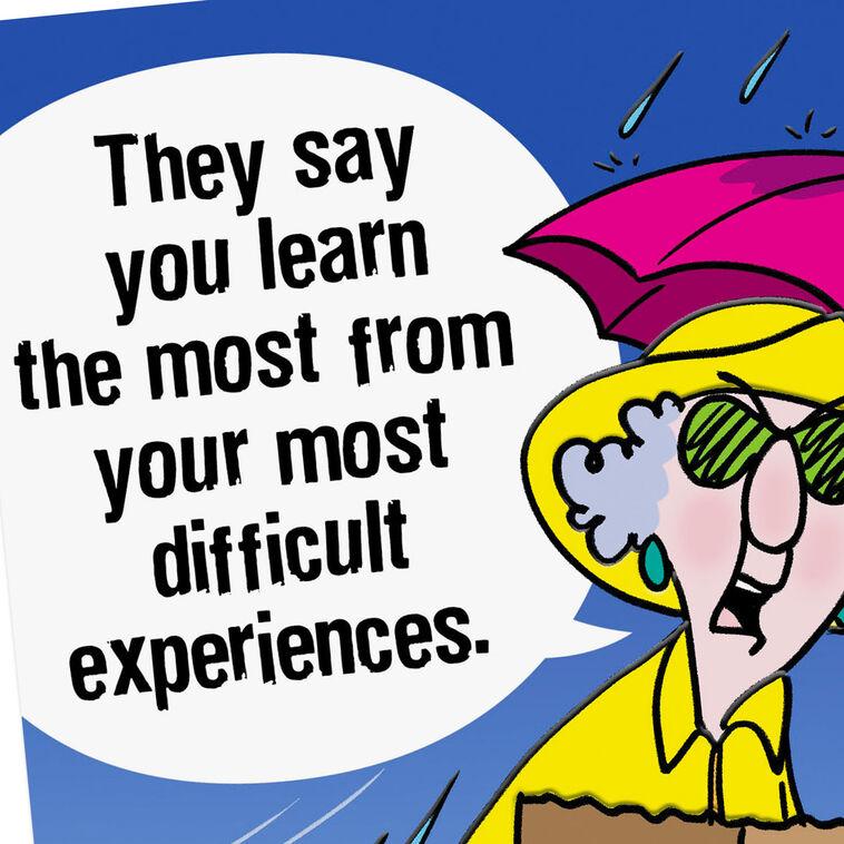 Hallmark Maxine™ What A Stupid System Funny Encouragement Card