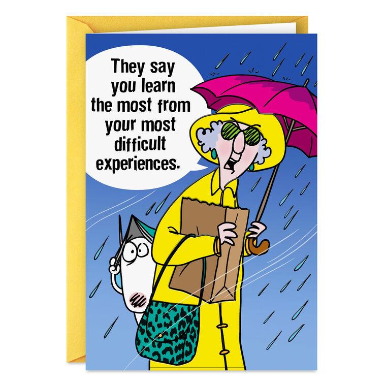 hallmark Maxine™ What a Stupid System Funny Encouragement Card