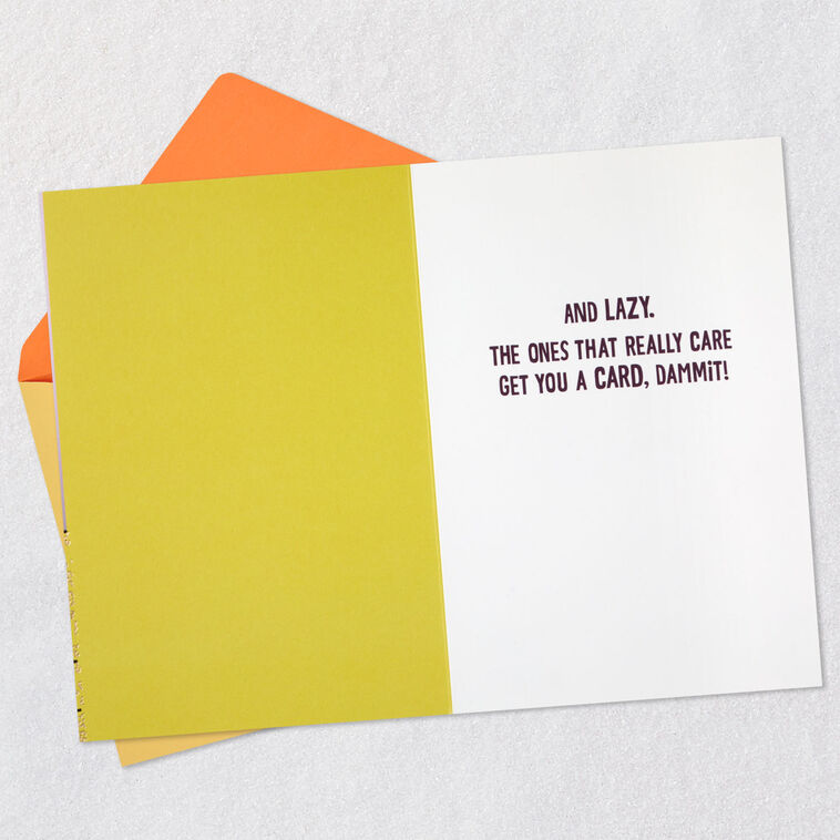 Hallmark Maxine™ You Get A Card Dammit Funny Birthday Card
