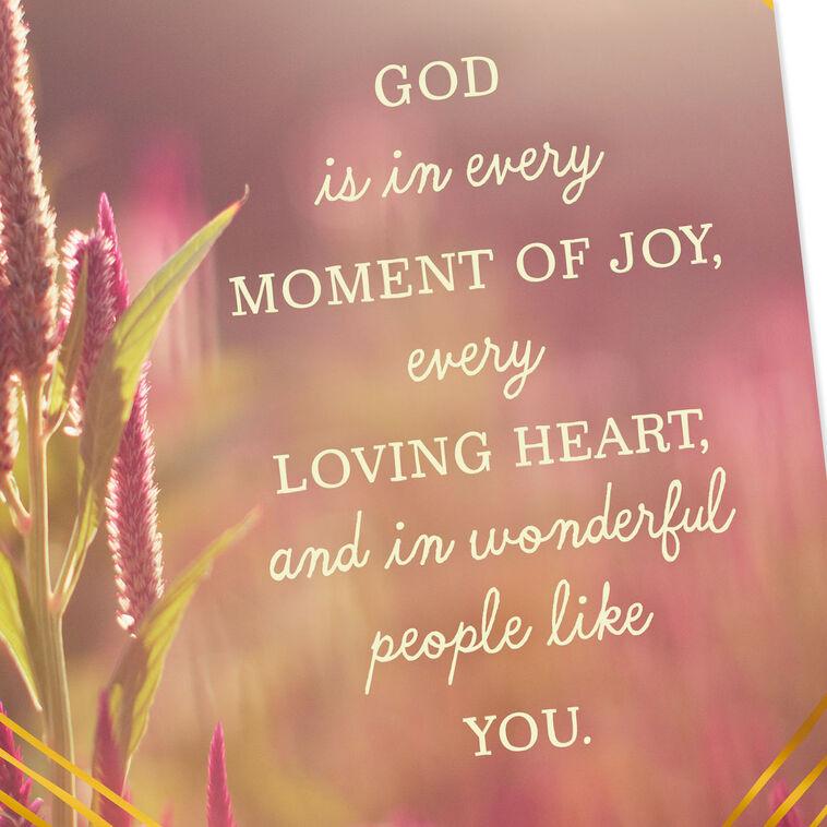 Hallmark May God's Goodness Fill Your World Birthday Card