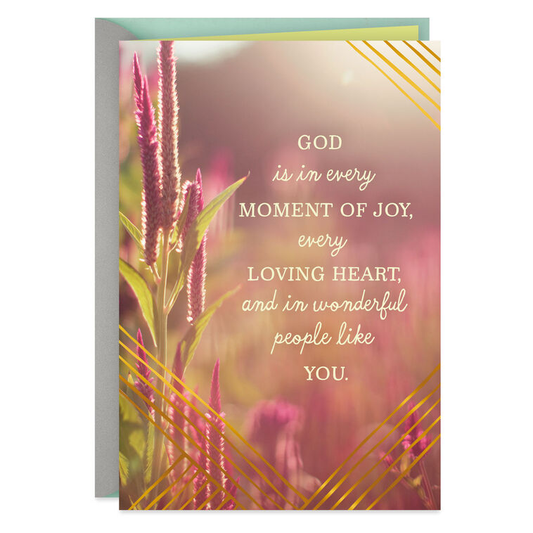 hallmark May God's Goodness Fill Your World Birthday Card