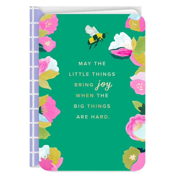 hallmark May the Little Things Bring Joy Encouragement Card