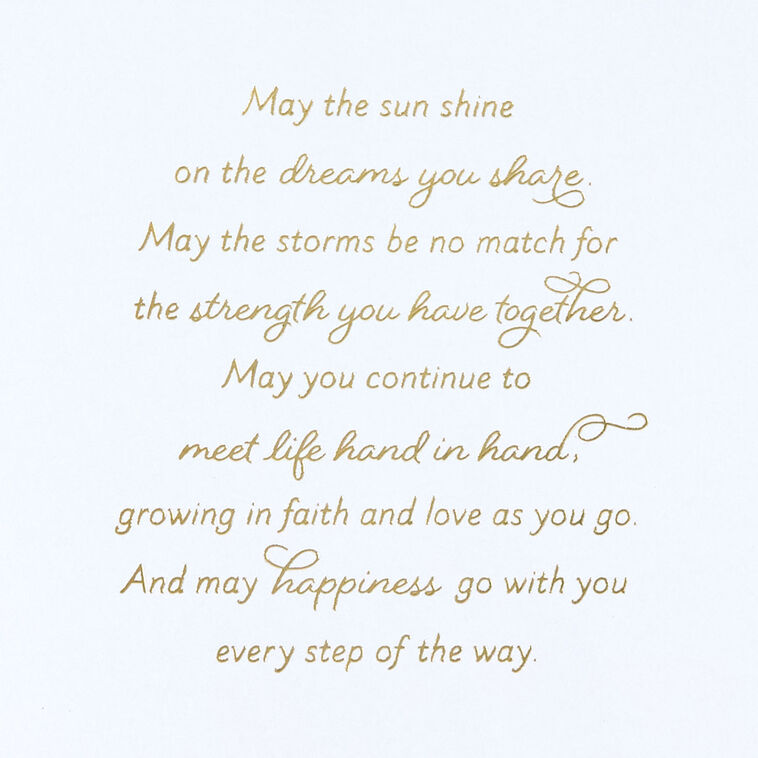 Hallmark May The Sun Shine On Your Dreams Anniversary Card For Couple
