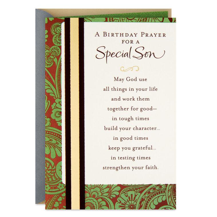 hallmark May You Continue to Grow Religious Birthday Card for Son