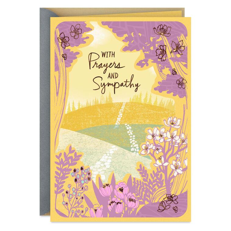 hallmark May Your Heart Be Assured Religious Sympathy Card