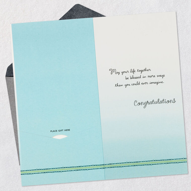 Hallmark May Your Life Be Blessed Money Holder Wedding Card