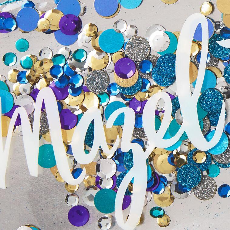Hallmark Mazel Tov Confetti Blank Congratulations Card