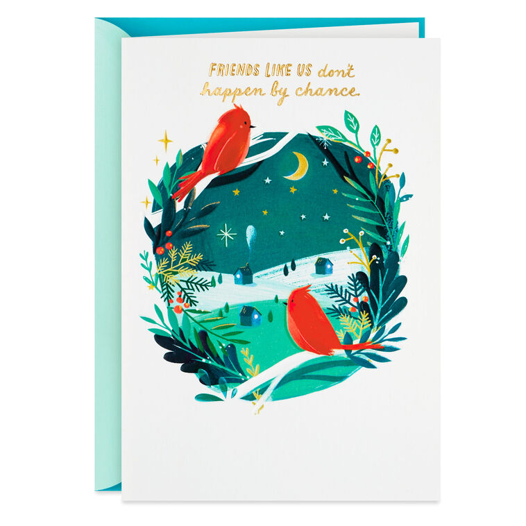 hallmark Meant to Be Part of Each Other's Lives Christmas Card for Best Friend