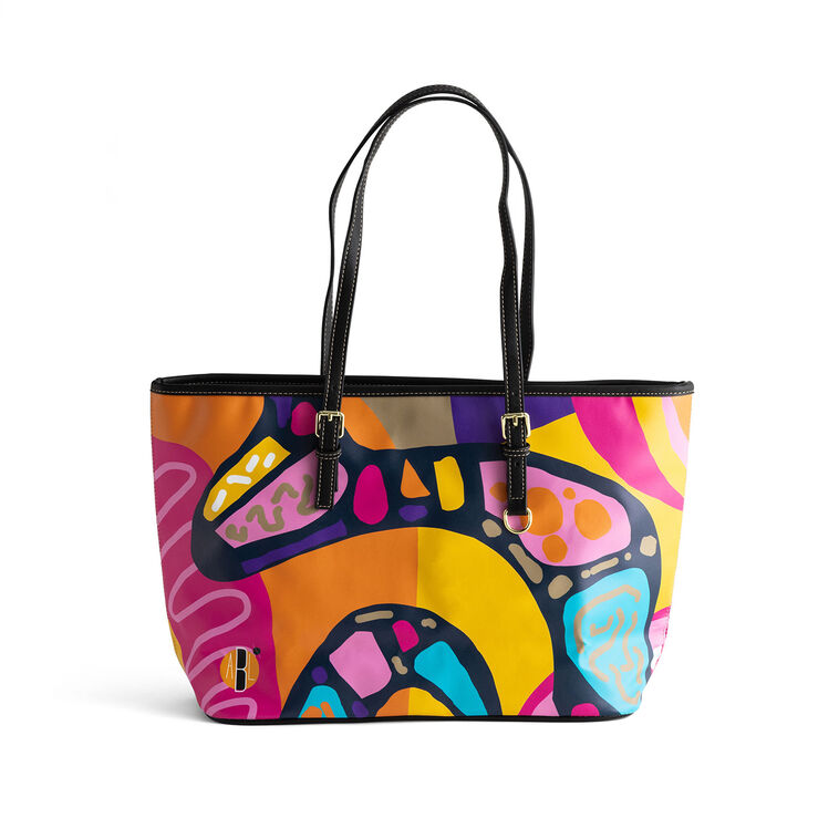 hallmark Melissa Mitchell Sister Love Bold Abstract Tote Bag
