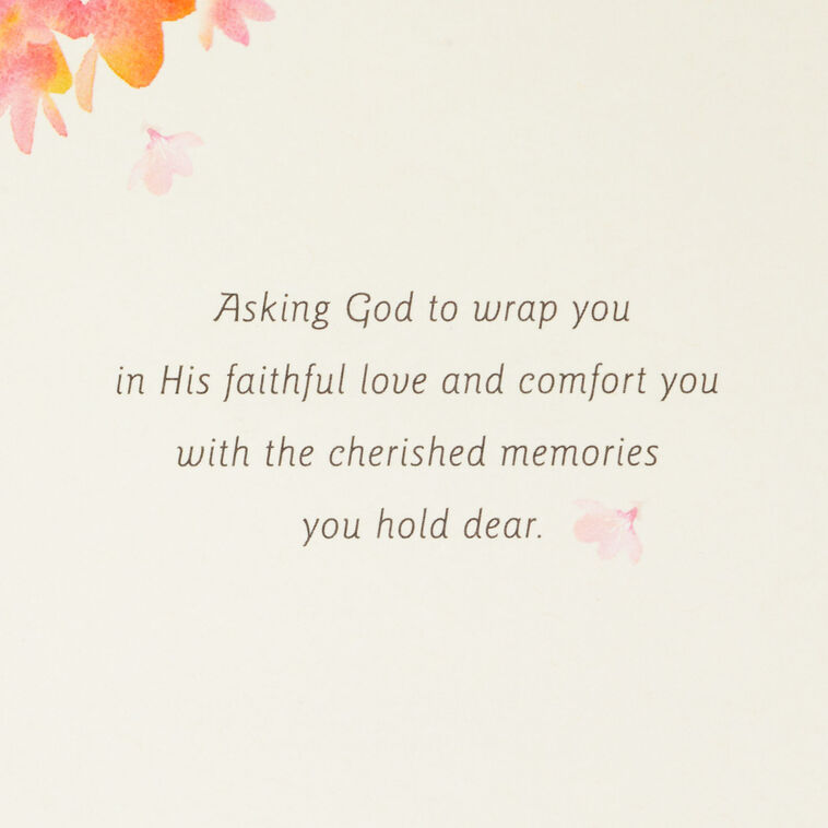 Hallmark Memories Are Gifts Religious Sympathy Card
