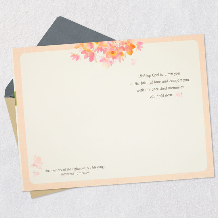 Hallmark Memories Are Gifts Religious Sympathy Card